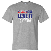 Love it or Leave Australian Flag T-Shirt (Marle Grey)