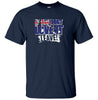 Love it or Leave Australian Flag T-Shirt (Navy)