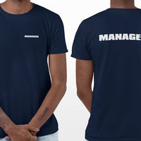 Event Manager T-Shirt (Navy, Double-Sided)