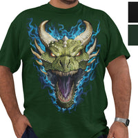 Dragon Head Roar T-Shirt (Colour Choices)