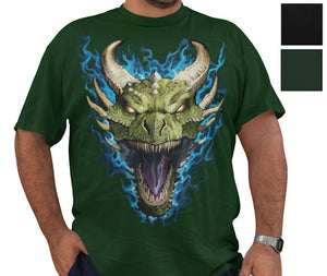 Dragon Head Roar T-Shirt (Colour Choices)