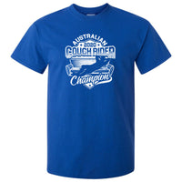 Australian Couch Rider Champion 2020 T-Shirt (Royal Blue)