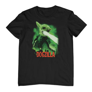 Dogzilla Chihuahua T-Shirt (Black, Regular and Big Sizes)