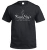 Fannie May's Intimate Waxing Fake Business Logo T-Shirt (Black)