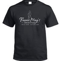 Fannie May's Intimate Waxing Fake Business Logo T-Shirt (Black)