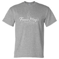 Fannie May's Intimate Waxing Fake Business Logo T-Shirt (Marle Grey)