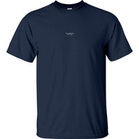 Nosey Little Fucker Small Text T-Shirt (Navy)