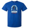 Fear The Walking Zombie T-Shirt (Royal Blue)