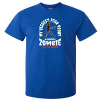 Fear The Walking Zombie T-Shirt (Royal Blue)