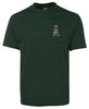 Ned Kelly R.I.P Left Chest Logo T-Shirt (Bottle Green)