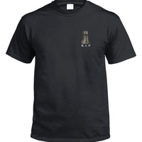 Ned Kelly R.I.P Left Chest Logo T-Shirt (Black)