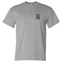 Ned Kelly R.I.P Left Chest Logo T-Shirt (Marle Grey)