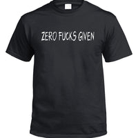 Zero Fucks Given T-Shirt (Black)