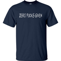 Zero Fucks Given T-Shirt (Navy)