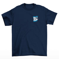 Manly Beach Surf Left Chest Logo T-Shirt (Navy)