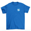 Manly Beach Surf Left Chest Logo T-Shirt (Royal Blue)