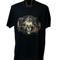 Dissent Skull & Dragon T-Shirt - Tom Wood Art (Black)