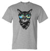 Ocean Breeze Cat T-Shirt (Marle Grey)