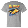 Ford Yellow Mustang Horse Power T-Shirt (Colour Choices)