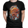 Octopus Waves T-Shirt (Black)