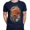 Octopus Waves T-Shirt (Navy)