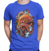 Octopus Waves T-Shirt (Royal Blue)