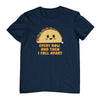 Every Now & Then I Fall Apart Taco T-Shirt (Navy)