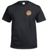 Retro Northern Beaches Left Chest Logo T-Shirt (Black)