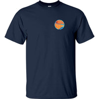 Retro Northern Beaches Left Chest Logo T-Shirt (Navy)