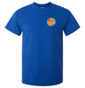 Retro Northern Beaches Left Chest Logo T-Shirt (Royal Blue)