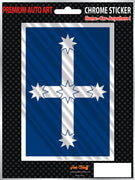 Eureka Flag Chrome Sticker