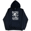 BigTees Australia Skull Poster Logo Hoodie (Black, Regular and Big Sizes)