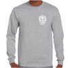 Biker for Life Small Left Chest Logo Longsleeve T-Shirt (Marle Grey)