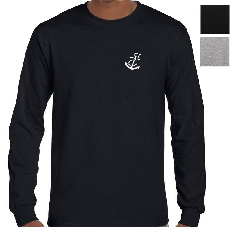 Anchor Left Chest Logo Longsleeve T-Shirt (Colour Choices)