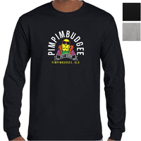 Pimpimbudgee Pet Shop Fake Business Logo Longsleeve T-Shirt (Colour Choices)