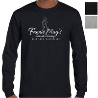 Fannie May's Intimate Waxing Fake Business Logo Longsleeve T-Shirt (Colour Choices)