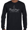 Fannie May's Intimate Waxing Fake Business Logo Longsleeve T-Shirt (Black)