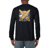 Surf Paradise Longsleeve T-Shirt (Black, Back Print Only)