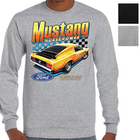 Ford Yellow Mustang Horse Power Longsleeve T-Shirt (Colour Choices)