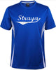 Straya Sports Wear T-Shirt (Royal Blue, Grey/White Trim, Sizes up to 5XL)