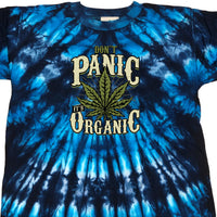 Don't Panic It's Organic Tie Dye T-Shirt - Size 2XL (Fits 2-3XL)