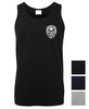 Biker for Life Small Left Chest Logo Mens Singlet (Colour Choices)