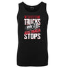 Without Trucks Australia Stops! Mens Singlet (Black)