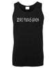 Zero Fucks Given Mens Singlet (Black)