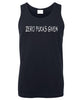 Zero Fucks Given Mens Singlet (Navy)