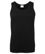 Plain Blank Mens Singlet (Black)