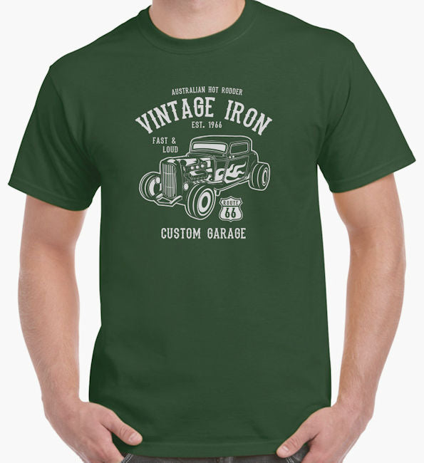 retro hot rod t shirts